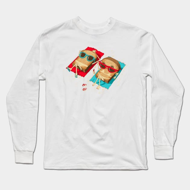 Toast Long Sleeve T-Shirt by vo_maria